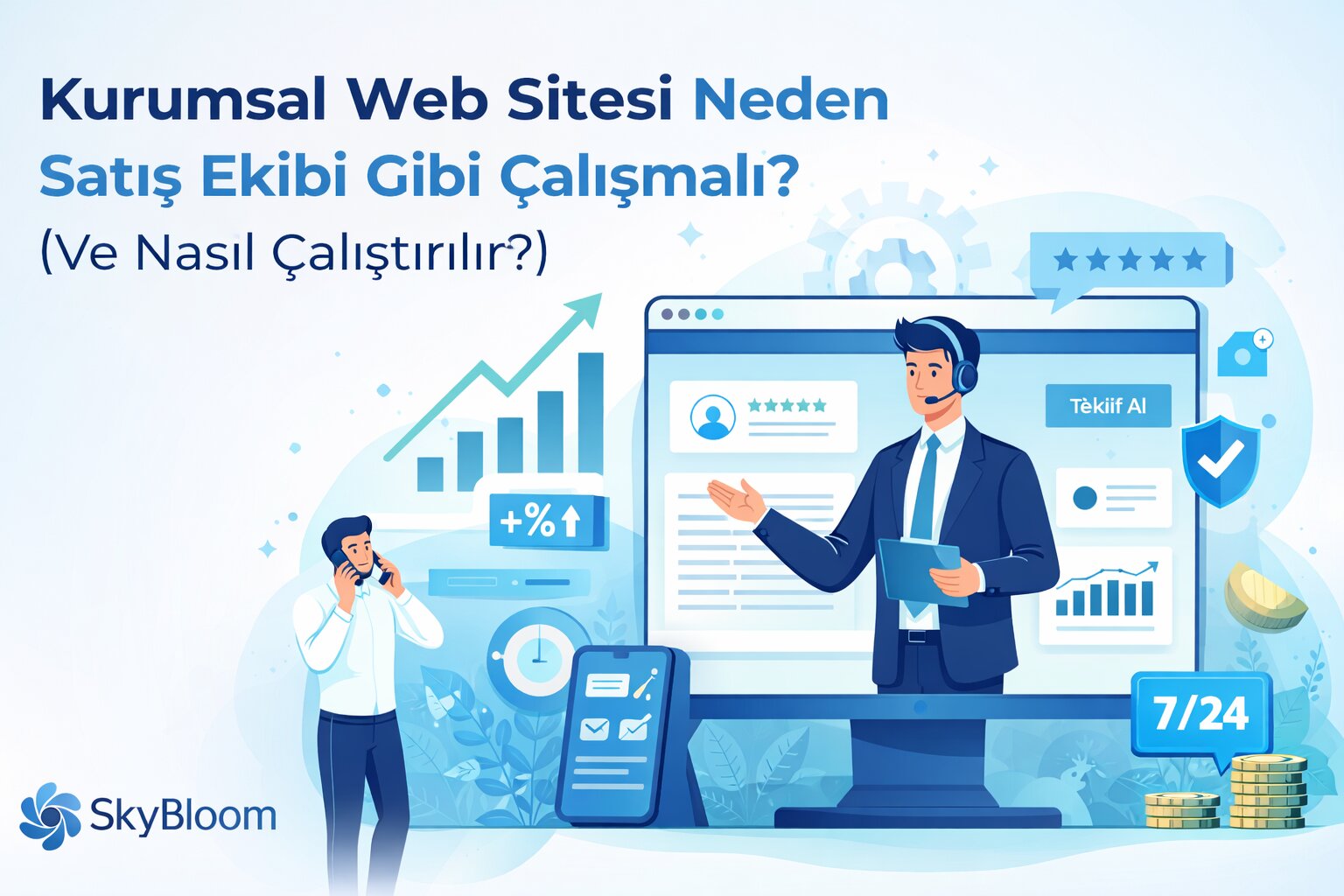 Kurumsal Web Sitesi Neden Satış Ekibi Gibi Çalışmalı? (Ve Nasıl Çalıştırılır?)